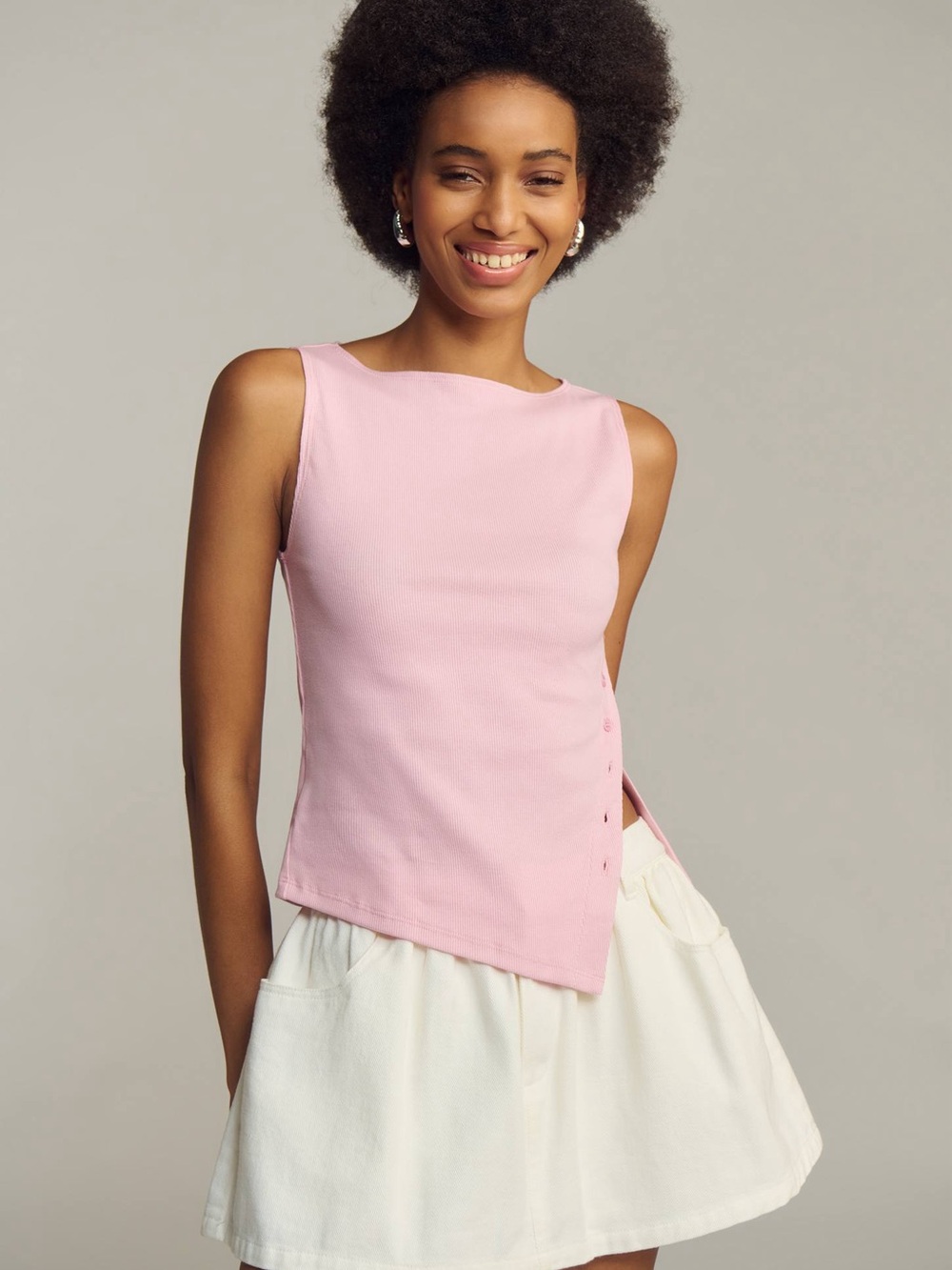 Reformation Hudson Sleeveless Knit Top